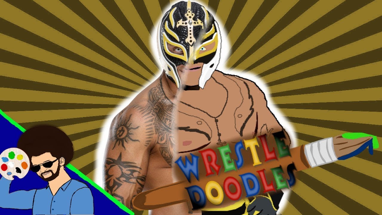 How to Draw WWE Rey Mysterio (Wrestle Doodles Episode 1) - YouTube