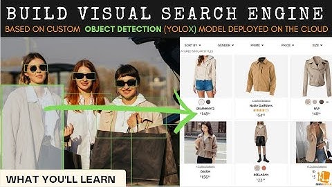 YOLOX Object detection Model Deployed on Cloud for building Visual Search Engine - What You
