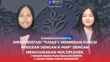 Implementasi fungsi Boolean dengan multiplexer 2024