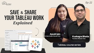 How to Save and Share Your Tableau Work on Tableau Public (TWB, TWBX, Publish & Public) | Ep. 22
