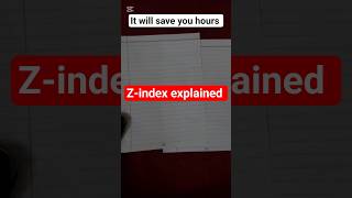 z-index explained with example.