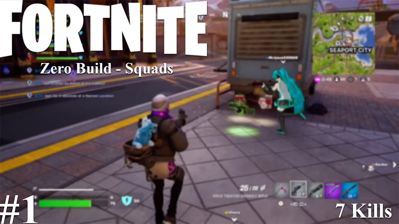 Fortnite | Zero Build - Squads | Xbox Series X Gameplay 1 - YouTube