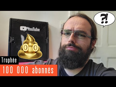 Trophée  pour 100000 abonnés درع يوتيب 100000 مشترك