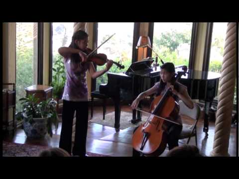 Handel - Halvorsen Passacaglia for Violin and Cello performed by the Tsai Duo