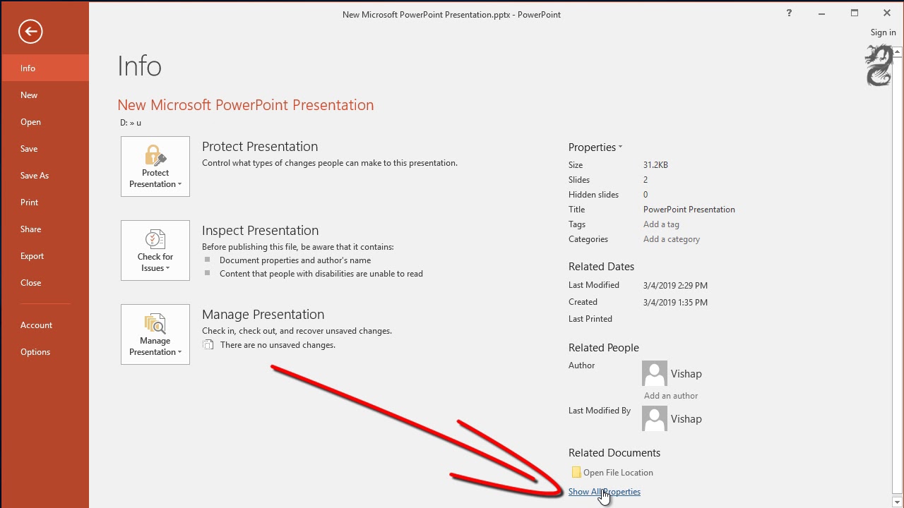 how to use word count in presentation