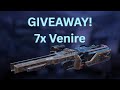 7x Venire GIVEAWAY! | War Robots