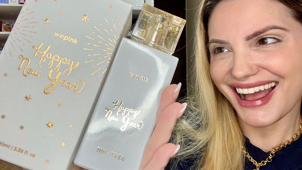Perfume HAPPY NEW YEAR wepink foi inspirado em perfume famoso sim mas é igual um nacional🤗