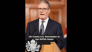 Grants U.s. Permission To Use British Bases For Limited Defensive Action .