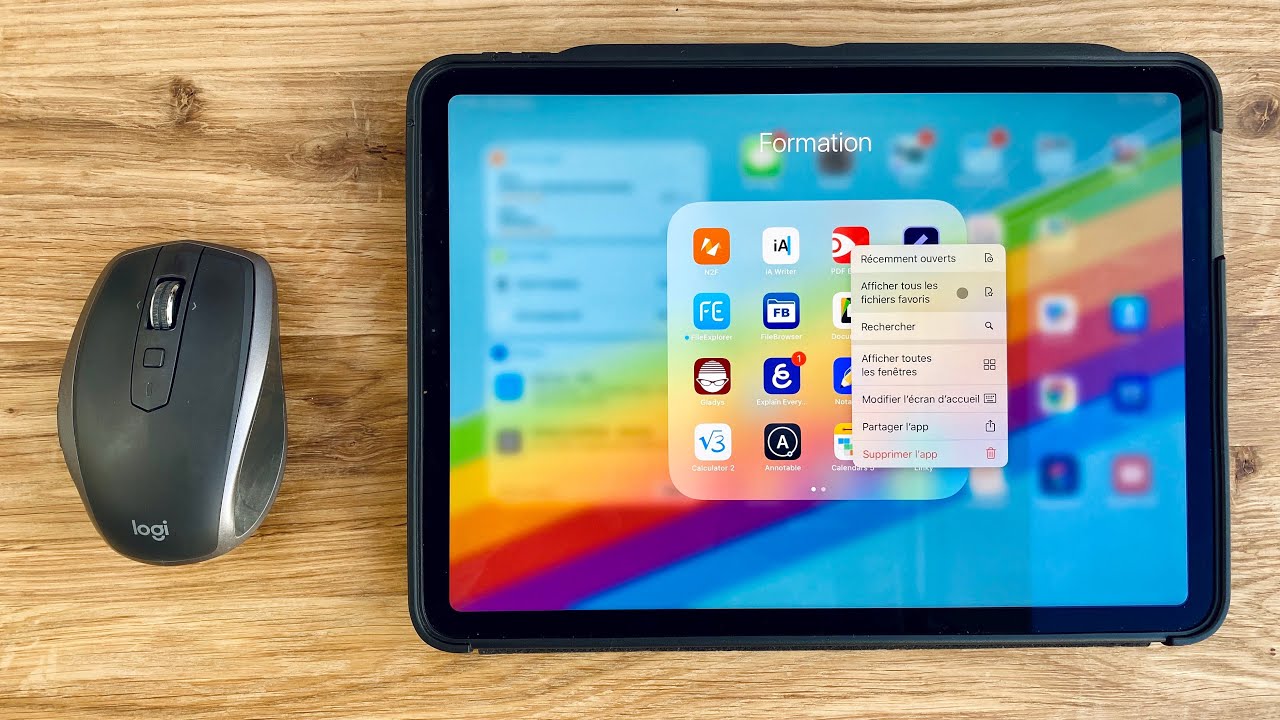 iPad : Connecter et Utiliser une Souris ou Trackpad (+ Fonctions