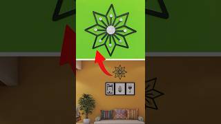 Beautiful wall hanging craft using Popsicle stick #shorts #viral
