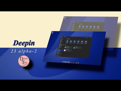 Deepin.Deepin 23 alpha-2.Deepin review.A very beautiful distro.