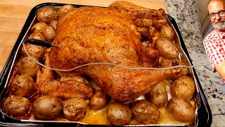 Air Fried Whole Chicken & Baby Yellow Potatoes | Ninja XL PRO Smart Oven