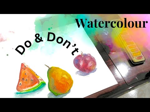 Easy Watercolour Techniques For Beginners #artbytia