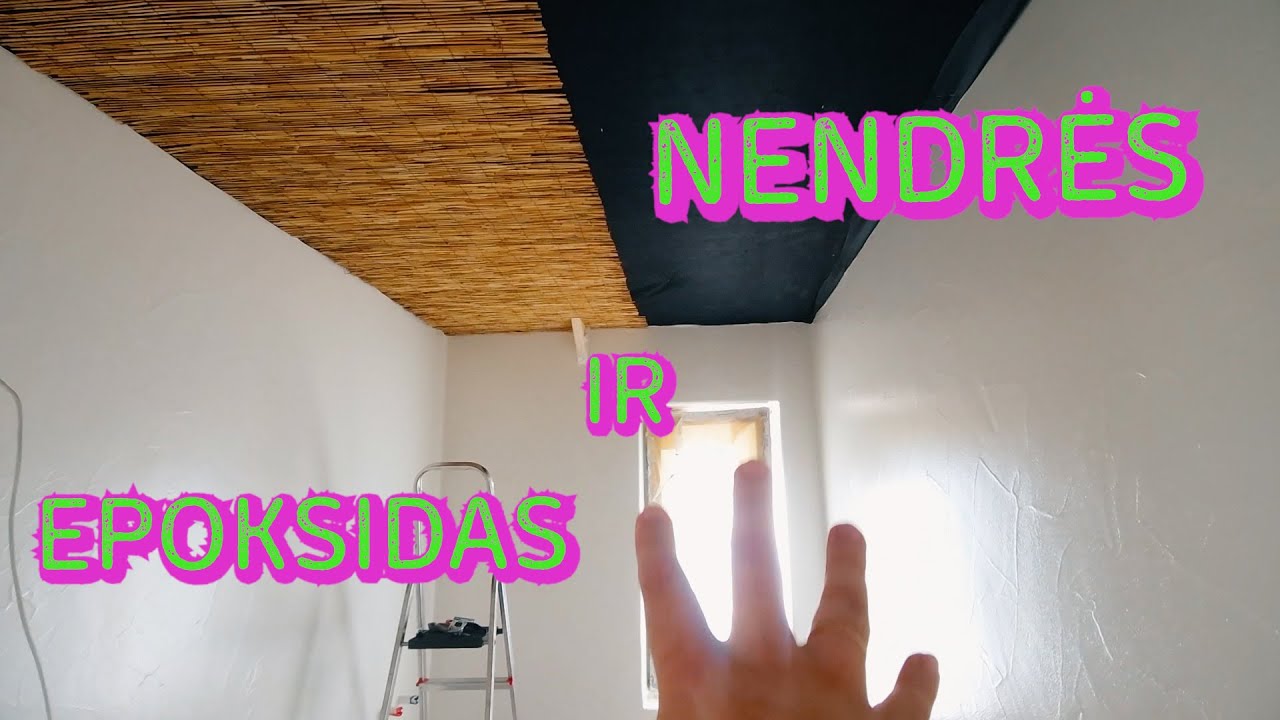 Epoksidinė vonios sienų danga ir nendrių lubos 💥😮 💥