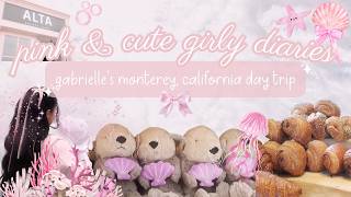 pink & cute diaries 🎀 california coastal day trip 💭 what i ate, cute cafe date, & aquarium vlog 🐚🫧 screenshot 1