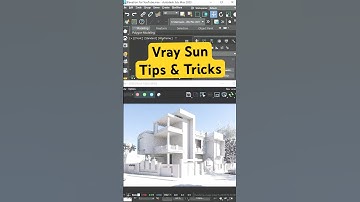 Quick Tips Vray Sun in 3ds Max