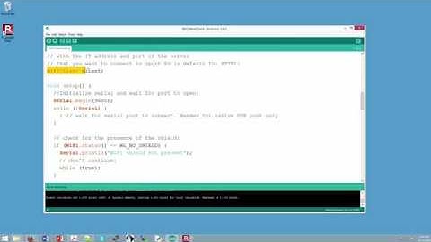 Lecture 3 2   WiFi Shield Demo