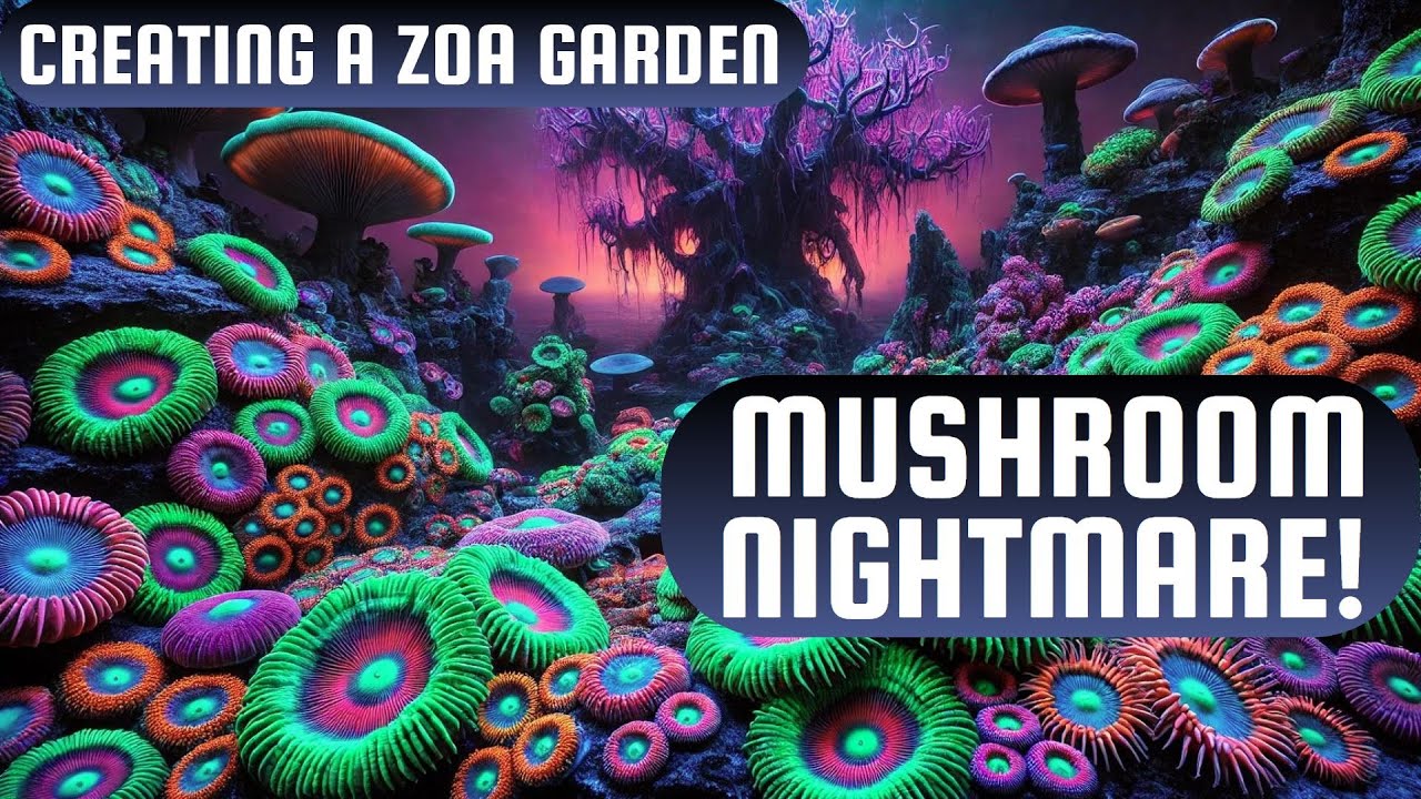 Creating a Zoa Garden and a Mushroom Trimming Nightmare