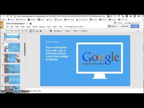 Google Slides: Navigation and Formating