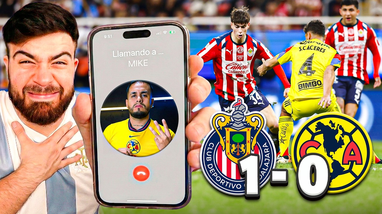 LA COBRA LLAMA A MIKE PARA BURLARSE DESPUES DE LA DERROTA DEL AMERICA 0 - 1 CHIVAS