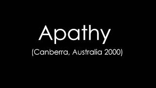 Apathy | Video Poem by: Renato Castro Pasion, Jr.