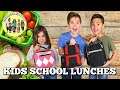 KIDS SCHOOL LUNCH IDEAS | KIDS PACK THEIR OWN SCHOOL LUNCHES |  PHILLIPS FamBam Vlogs