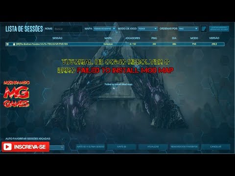 Vídeo: Correção: Falha Ao Instalar O Mod Map No ARK