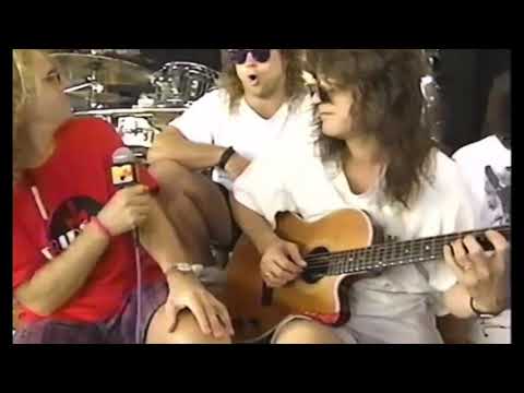 Finish What Ya Started Story song by Van Halen 1988 album OU812 EVH acoustic Gibson Wolfgang