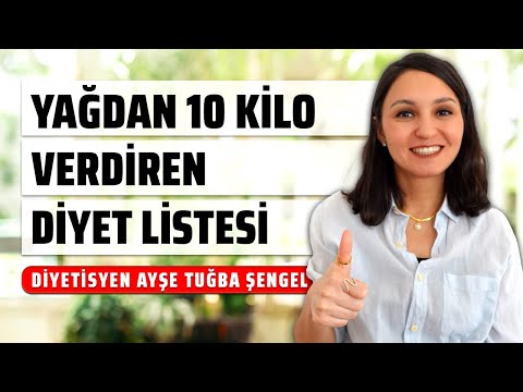 Diyet ile Yağdan 10 Kilo Vermek - YAĞ YAKICI DİYET LİSTESİ - Nasıl Kilo Verilir?