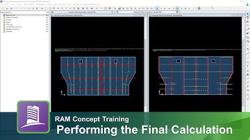 Performing the Final Calculation in RAM Concept for Generated Tendons