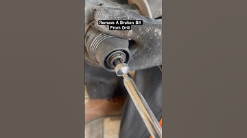 Remove A Broken Bit From Drill  #short