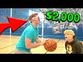 $2,000 BLINDFOLDED 3 Pt Basketball Challenge!