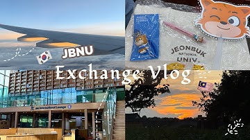 🇲🇾🇰🇷Exchange Student Vlog｜JBNU，dorm tour，sunset