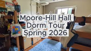 Moore-Hill Hall Dorm Tour Spring 2026 (+ college advice!)