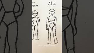 How To Draw Stickman Body Teen & Adult