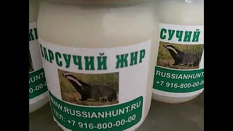 Барсучий жир купить у охотников.