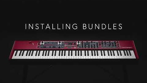Installing Bundles | Nord Keyboards