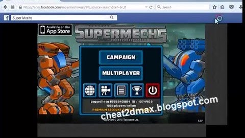 Super Mechs Facebook Trainer Video Tutorial