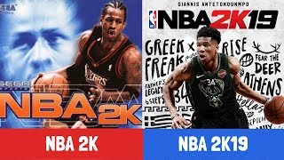 History of NBA 2K Covers (2000-2019)