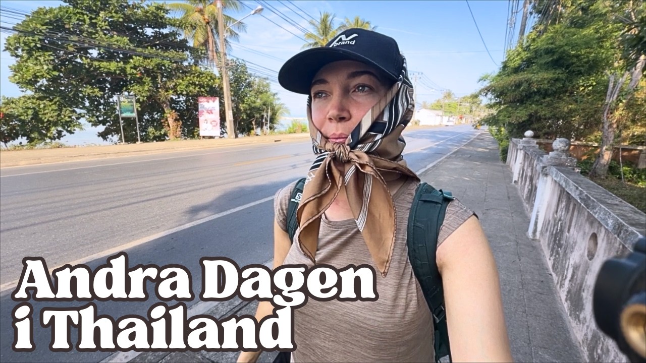 Bränner mig och får solsting… | Dag 2 på min soloresa till Thailand 🇹🇭