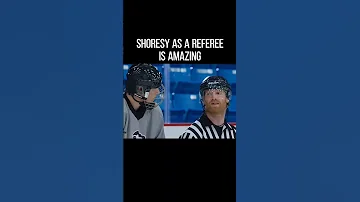 Shoresy makes being a ref look cool! #hulu #letterkenny #shoresy #hockey #shenanigans