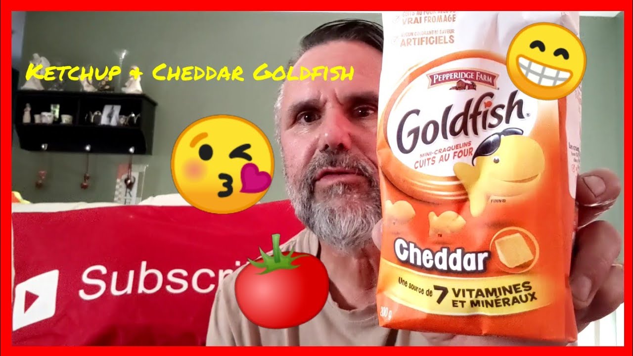 Ketchup & Cheddar Goldfish Ketchup king YouTube