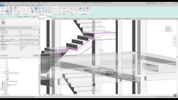 How to model Inclined Beam of Stair in Revit