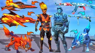 Only Fire🔥Vs Ice 🥶Collection Challenge With Raftar Paji || FF Antaryami Vs Raftar Ice Vs Fire