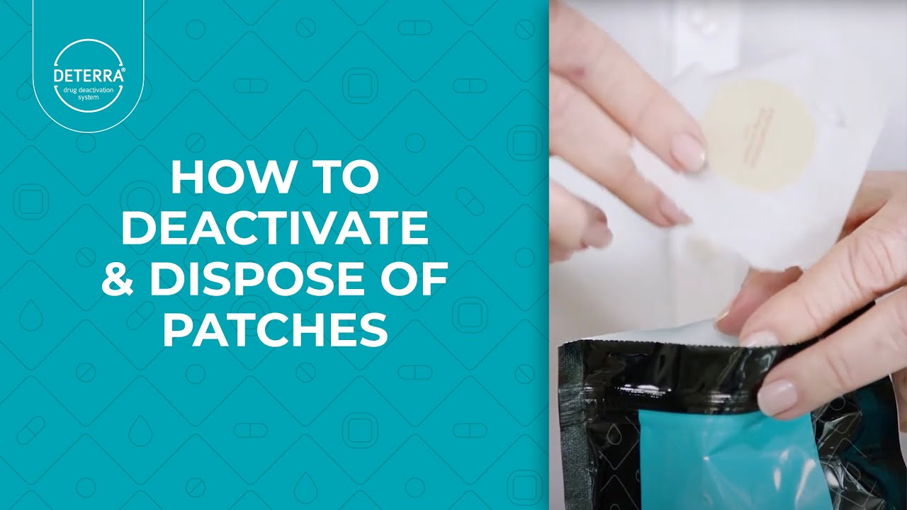 Spanish Instructions How To Deactivate Dispose Of Patches YouTube