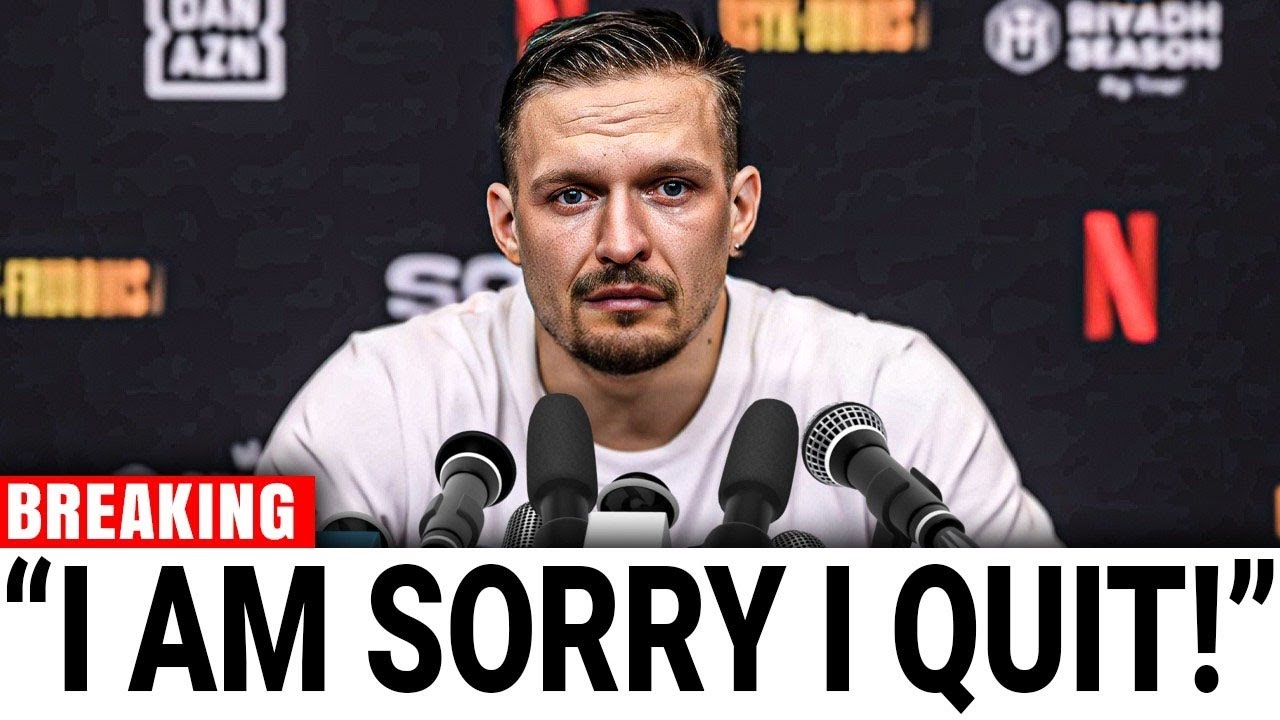 BREAKING NEWS: Oleksandr Usyk Officially Announces Retirement