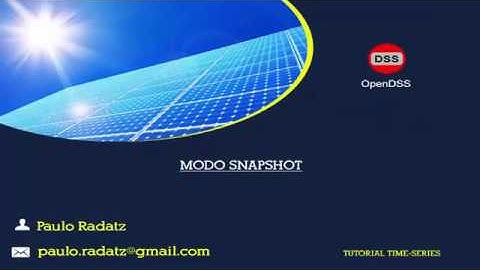 2 Tutorial OpenDSS Time-Series: Snapshot Mode