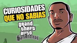 Cosas Que NO SABIAS sobre GTA SAN ANDREAS