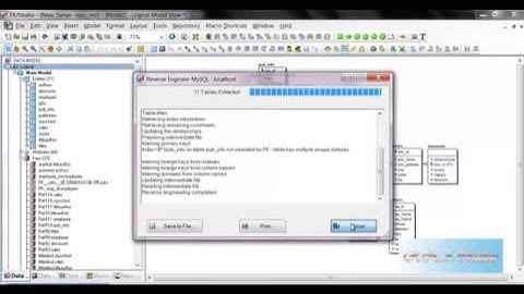 Reverse engineering from sql server forward engineer to my sql