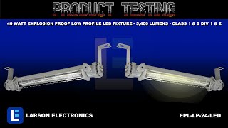 40 Watt Explosion Proof Low Profile LED Fixture - 5,400 Lumens - Class 1 & 2 Div 1 & 2